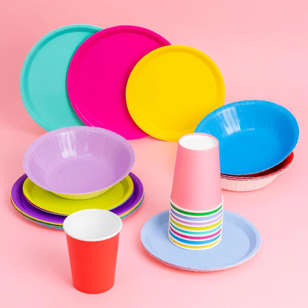vaso carton de colores