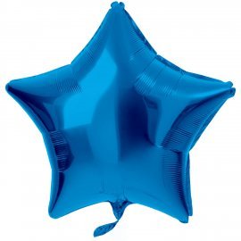 globo foil estrella 48 cm azul
