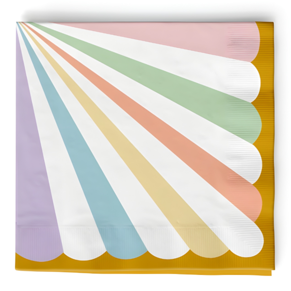 servilletas de papel celebración pastel