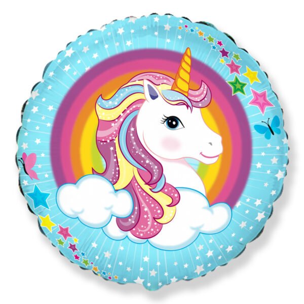 globo unicornio redondo