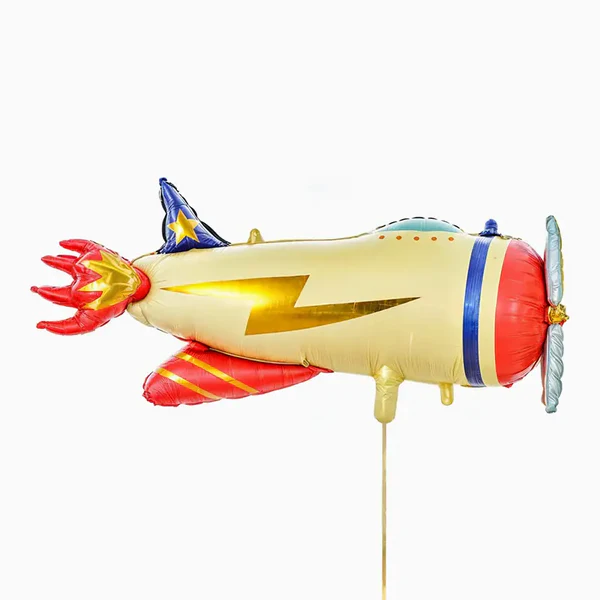 globo foil avión