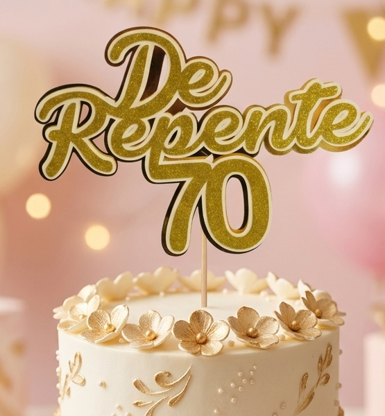 topper "de repente"