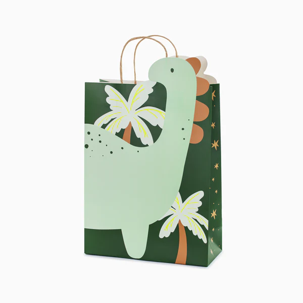 bolsa de regalo de dinosaurios