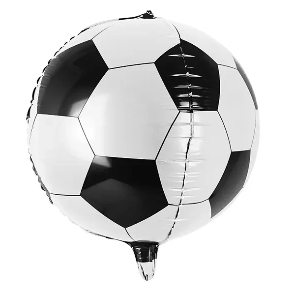 globo pelota blanco y negro