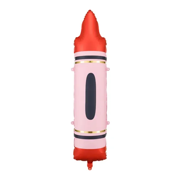 globo de crayones rojo